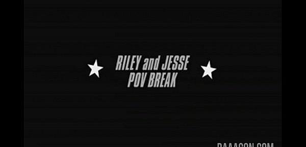  Jesse Jane and Riley Steele Incredible Blowjob
